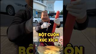 THỬ THÁCH ĂN BỘT CUỘN VỚI CÂY XÚC XÍCH “BỰ CHÀ BỨ” food [upl. by Fremont803]