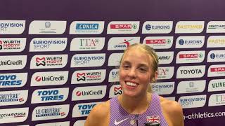 Keely Hodgkinson one step closer to European 800m gold after easing through semifinal [upl. by Annola]