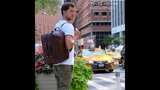 Duffle backpack  The 6 in 1 leather backpack [upl. by Hamitaf820]