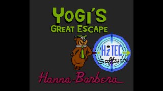 ATARI XL  XE  YOGI´S GREAT ESCAPE  TITLE COLOR VERSION [upl. by Tommy]