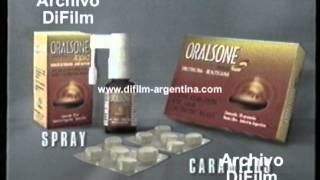 DiFilm  Publicidad Pastillas Oralsone para las llagas 1999 [upl. by Kcerb751]