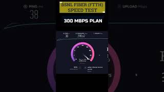 BSNL FIBER 300Mbps PLAN SPEED TEST  BSNL FTTH SPEED TEST   BHARAT FIBER SPEED TEST [upl. by Codding]