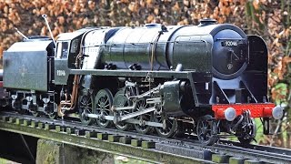 5 inch Gauge BR 9F Live Steam Locomotive [upl. by Ainirtak]