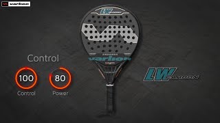 Varlion padel racket  LW Carbon Difusor Black 20 [upl. by Rolfe]