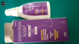 MUCORIS Nasal Spray  Xylometazoline nasal spray Mucoris nasal spray HOW TO USE A NASAL SPRAY [upl. by Ameekahs]