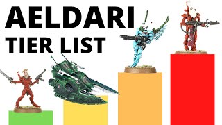 Aeldari Unit Tier List in 10th Edition Warhammer 40K Best and Worst in the Craftworld Eldar Index [upl. by Mariann]