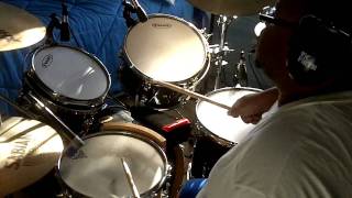 Buckwheat Zydeco  What You Gonna Do Drum Cover BET Comic View New Orleans Party Gras [upl. by Aralc688]