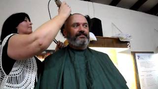 St Baldricks Head  Beard Shaving  Part 1 HD [upl. by Olympie]