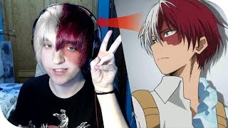 PELO ANIME  ME TIÑO COMO TODOROKI [upl. by Akira]