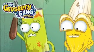 Grossery Gang Cartoon  FLUSH  Videos For Kids [upl. by Einallem455]