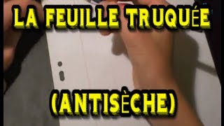 TUTO La feuille truquée antisèche  Trucs et Astuces [upl. by Dorraj]