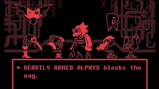 Underfell  Alphys Fight [upl. by Noslrac]