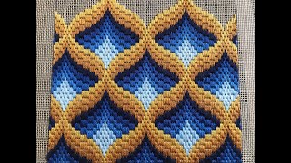 Time lapse Bargello design [upl. by Teak]