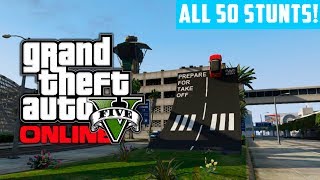 GTA 5 PS3  50 Stunt Jumps Guide [upl. by Ottillia]