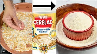 Homemade Cerelac for 6  12 Month Babies  Super Healthy Baby Food for 6 Month old [upl. by Shutz470]