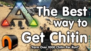 Ark Survival Evolved  How to get Chitin [upl. by Towrey]