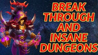 Castle Clash Occultist  Castle Clash Break Through  Insane Dungeons [upl. by Erodroeht]