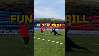 Striker vs Goalkeeper  1v1 Challenge Shorts [upl. by Yonita146]