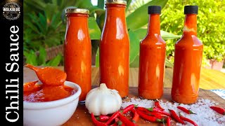 How to make a HOT Chilli sauce  Hot sauce recipe  Buffalo sauce recipe  PeriPeri recipe [upl. by Lennon]