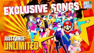 Just Dance Unlimited  Just Dance 2018 Exclusive Song List [upl. by Kcerred477]