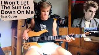 Nik Kershaw  I Wont Let The Sun Go Down On Me  Bass Cover  Status Graphite Series II [upl. by Gonick]