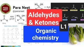 Aldehyde and ketone Lecture 1 [upl. by Yorick]