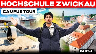 Part 1  CAMPUS TOUR OF HOCHSCHULE ZWICKAU study in Germany [upl. by Iorio]