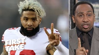 Odell Beckham Jr trade proves Giants should fire Pat Shurmur Gettleman  Stephen A  First Take [upl. by Beaver139]