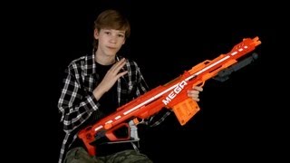 Nerf Elite Mega Centurion Review and Shooting [upl. by Albarran]