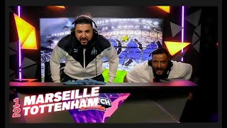 OM VS TOTTENHAM 12  LIVE REACTION AVEC mohamedhenni837 IL A VOULU SE BATTRE😂😂 [upl. by Whitehurst647]