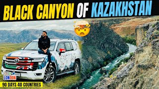 Drive to The Black Canyon Of Kazakstan  Ep  35 India To London Road Trip [upl. by Biernat]