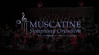 John Rutters quotChristmas Lullabyquot performed by the Muscatine Symphony Orchestra [upl. by Urba]