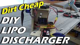 DIY LiPo Battery Discharger from Spare Parts  Dirt Cheap [upl. by Inaluiak129]