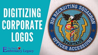 How to Digitize Corporate Logos into Embroidery Designs  Tips amp Tricks [upl. by Atrahc]