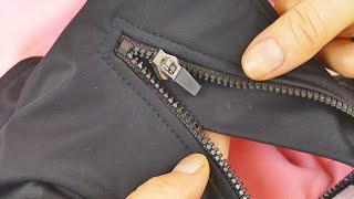 Guaranteed Method Fix Your Broken Zipper in 2 Minutes dont waste your money replacing it [upl. by Laerol]