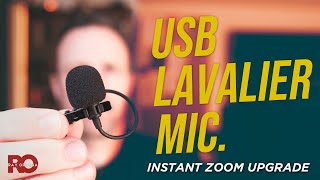 Easiest Way to Sound Great on Zoom  Saramonic USB Lav Mic [upl. by Emsmus]