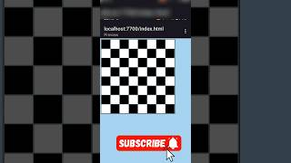 Html ke table tag se banaye chessboard html trending viralvideo chessbord olevel table [upl. by Nommad]