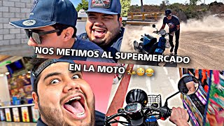 ENTRE AL SUPERMERCADO EN MI MOTO  MARKITOS TOYS  EL GORDO ARCE [upl. by Winchell]