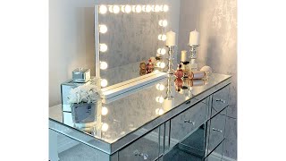 Best Makeup Mirror  Hansong Large Vanity Mirror with Lights  Makeup Mirror  Lighted Vanity Mirror [upl. by Roybn]