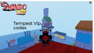 All Tempest vip codes in Shindo Life [upl. by Cirdla864]