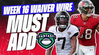 Week 16 Must Add Waiver Wire Players To Target  2023 Fantasy Football Advice [upl. by Ahtennek902]