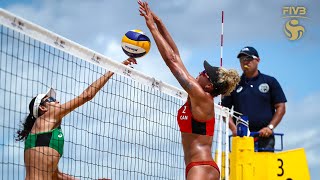 BRILLIANT KILL BLOCKS by Brandie Wilkerson  Highlights Beach Volleyball World [upl. by Hardy722]