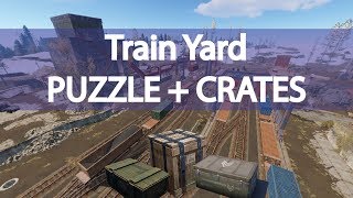 Train Yard Guide  Puzzle  Crate locations [upl. by Sybille]