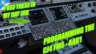 Citation CJ4 FMSFMC Tutorial  Microsoft Flight Simulator  Part 1 [upl. by Stone909]