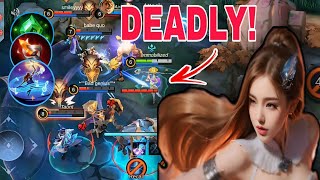 ODETTE INSTANT KILL 100 DEADLY  TOP GLOBAL BUILD  BRUTAL BURST DAMAGE  MLBB 2024 [upl. by Radley]