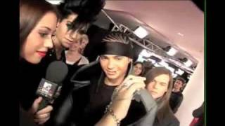 Tokio Hotel interview w Kenza on EMAs Red Carpet [upl. by Ahsinid131]