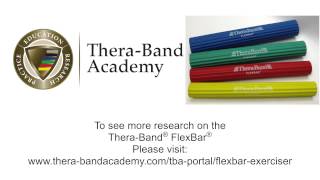 TheraBand® FlexBar® Exercise for quotGolfers Elbowquot [upl. by Lingwood]