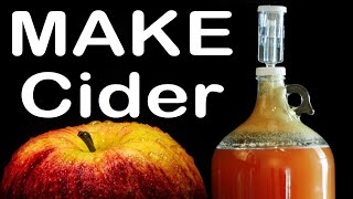 How to Make Hard Cider Alcohol from Apple Juice [upl. by Wells]