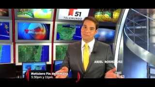 NOTICIERO TELEMUNDO MIAMI  FIN DE SEMANA  WSCV 51 [upl. by Edi133]