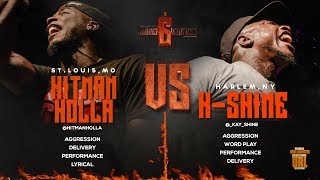 HITMAN HOLLA VS KSHINE SMACK URL RAP BATTLE  URLTV [upl. by Nnylsia]